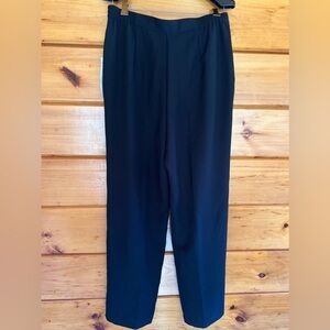 NWT Norton McNaughton Sz 12 Black Dress Pants High Rise 33.5” Inseam